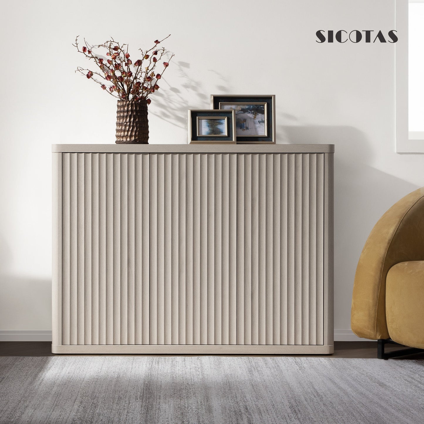 Cas TV Stand with Doors
