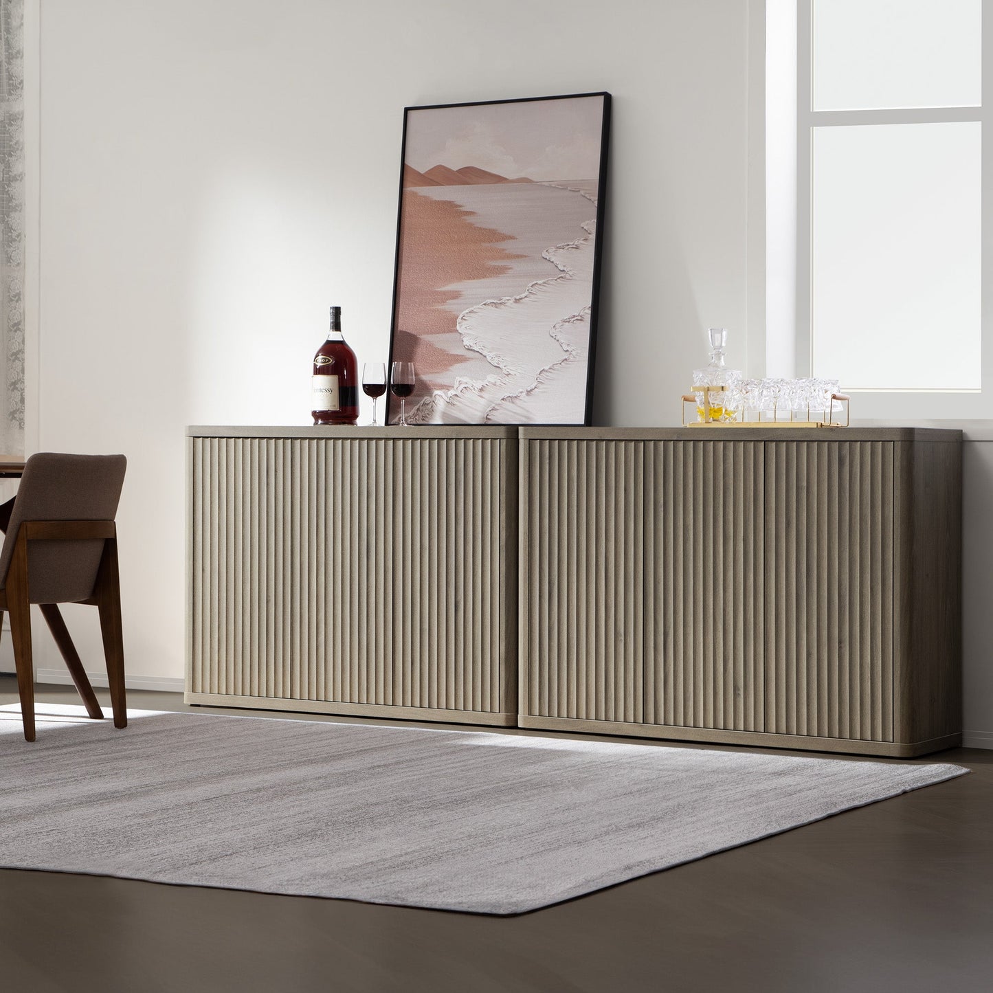 Cas TV Stand with Doors