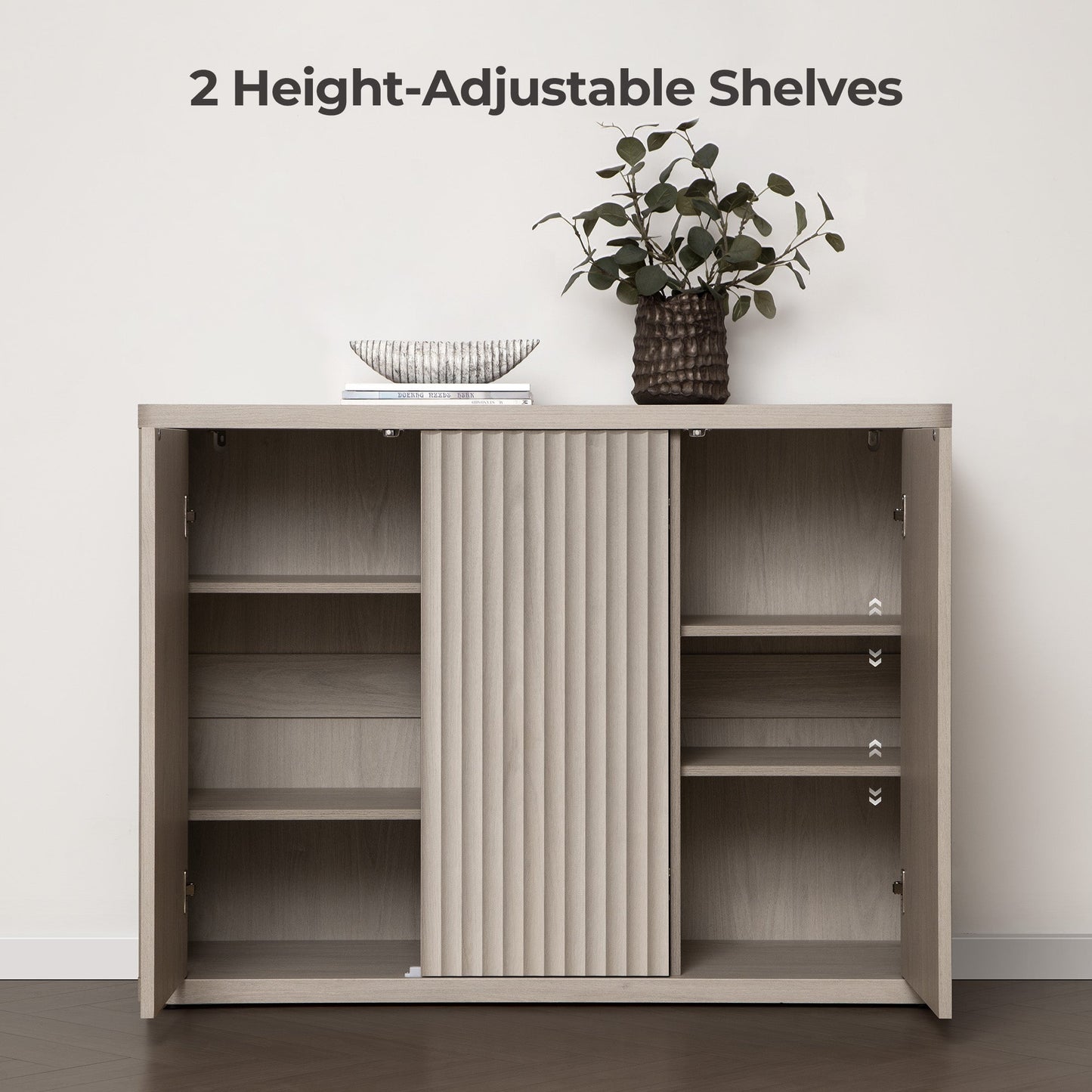 Cas TV Stand with Doors