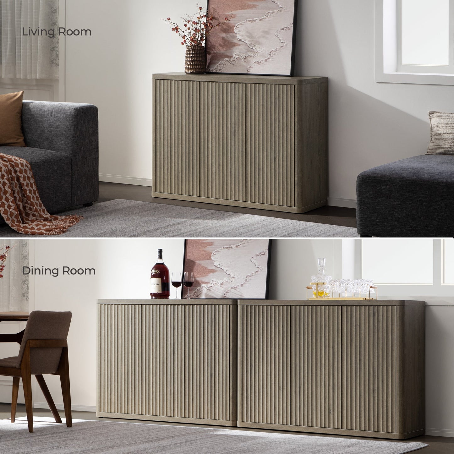 Cas TV Stand with Doors