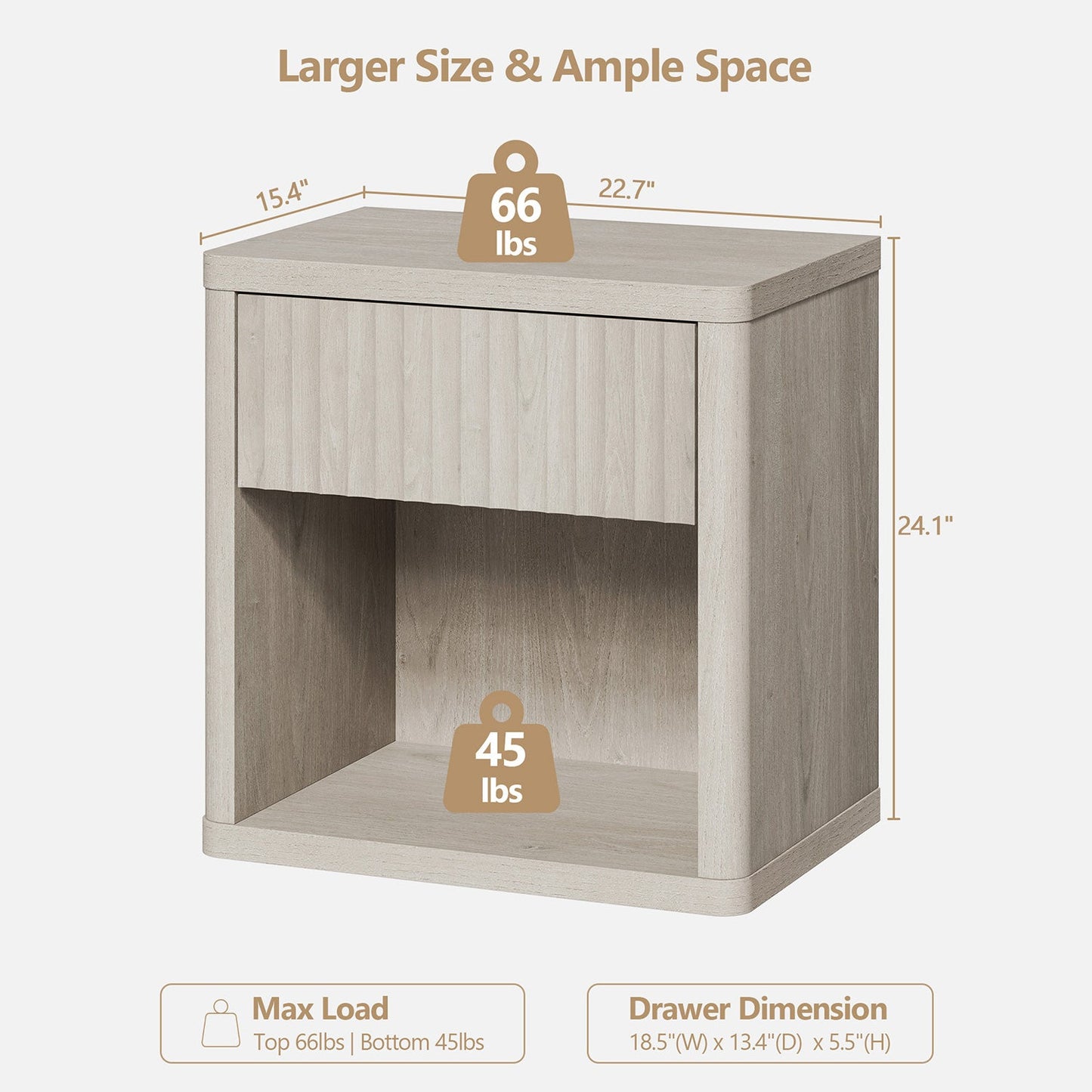 Cas Dresser and Nightstands Set