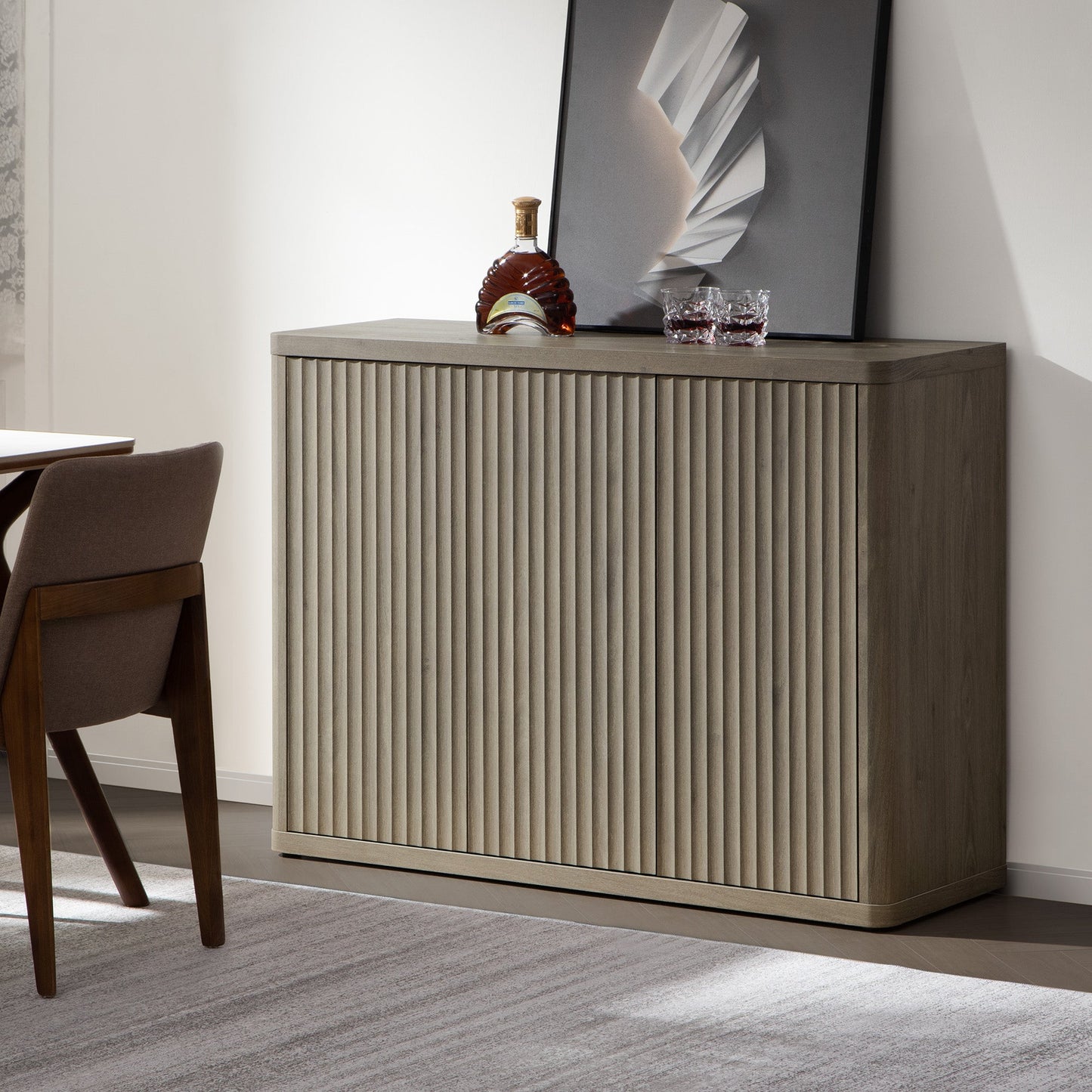 Cas TV Stand with Doors