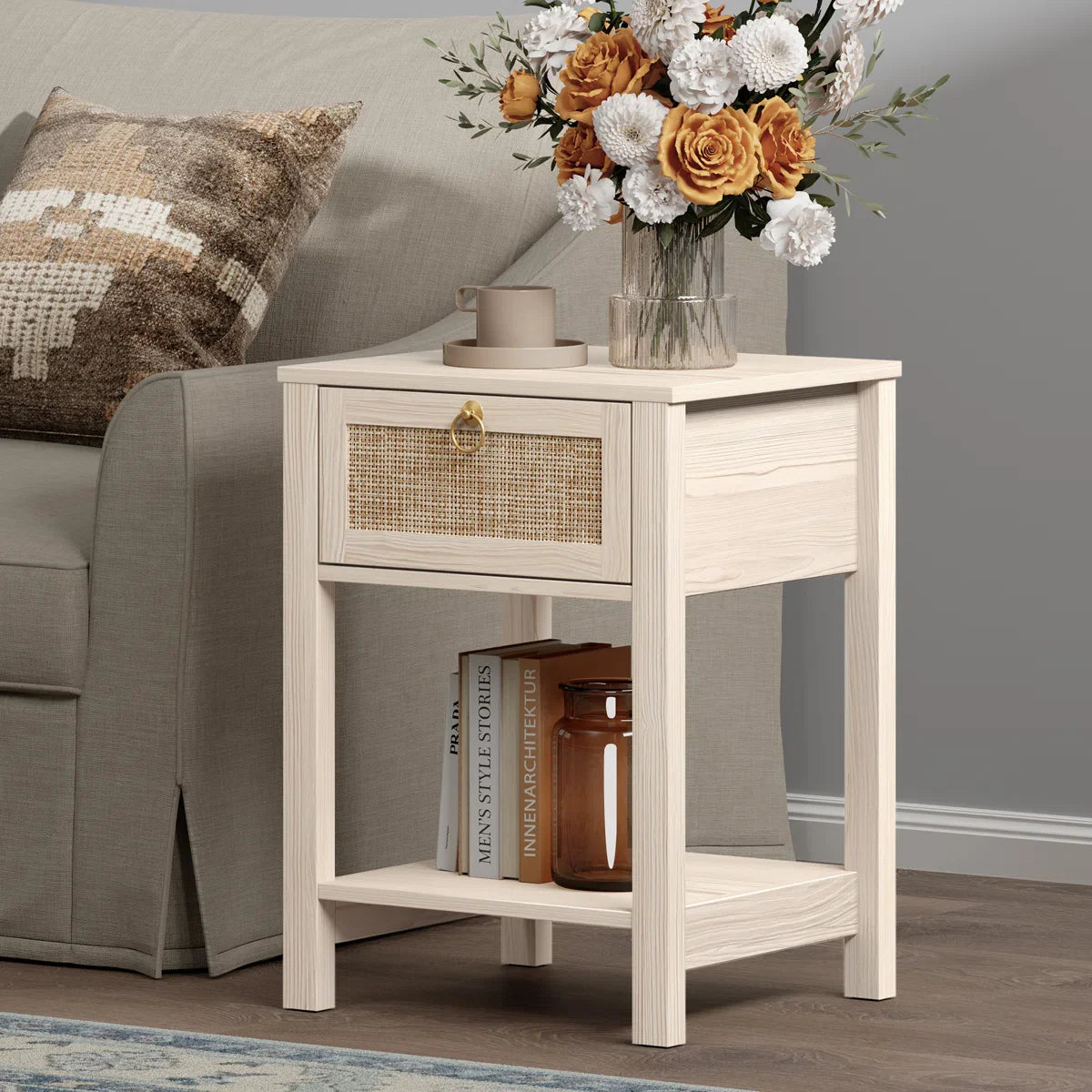 Terra Dresser and Night Tables Set