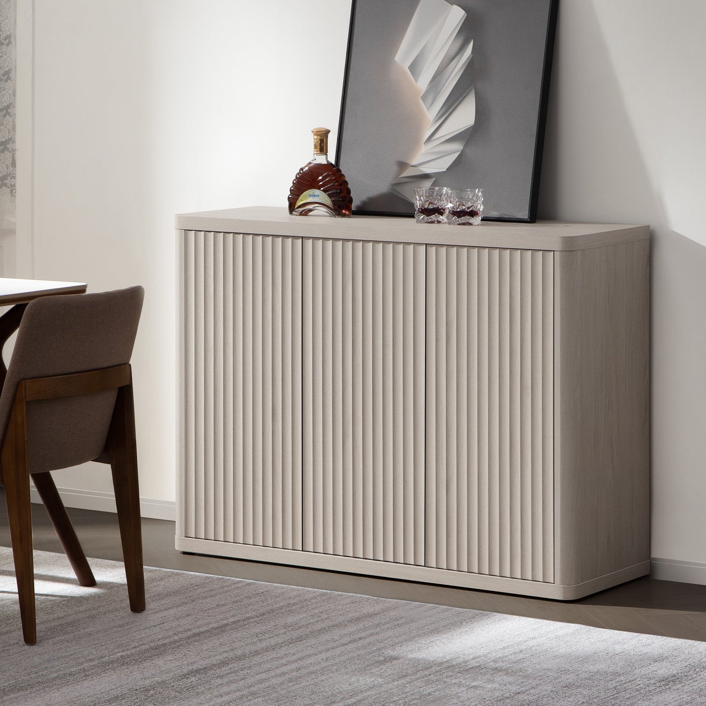 Cas TV Stand with Doors