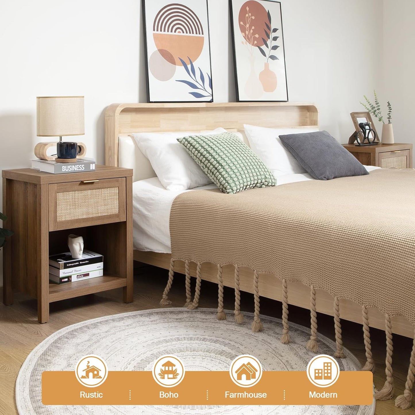 Savanna Nightstands and Dresser Set
