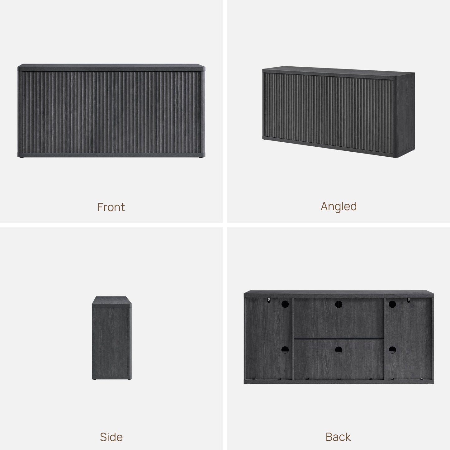 Cas TV Stand with 4 Doors