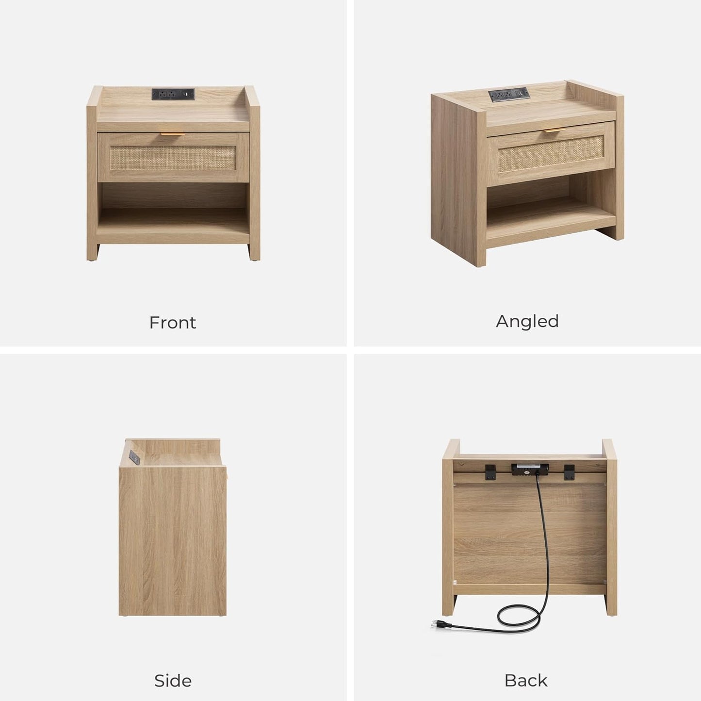 Savanna 1-Drawer Nightstand