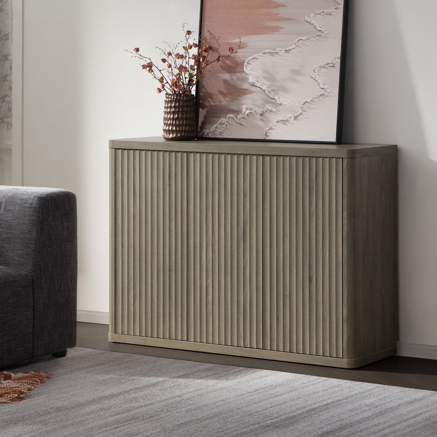 Cas TV Stand with Doors
