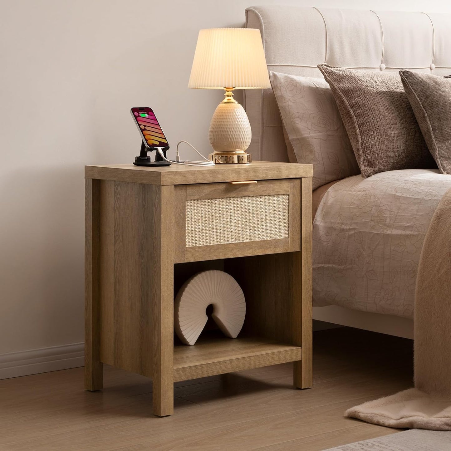 Savanna Wardrobe, Vanity Table, Nightstand with Charger Sets