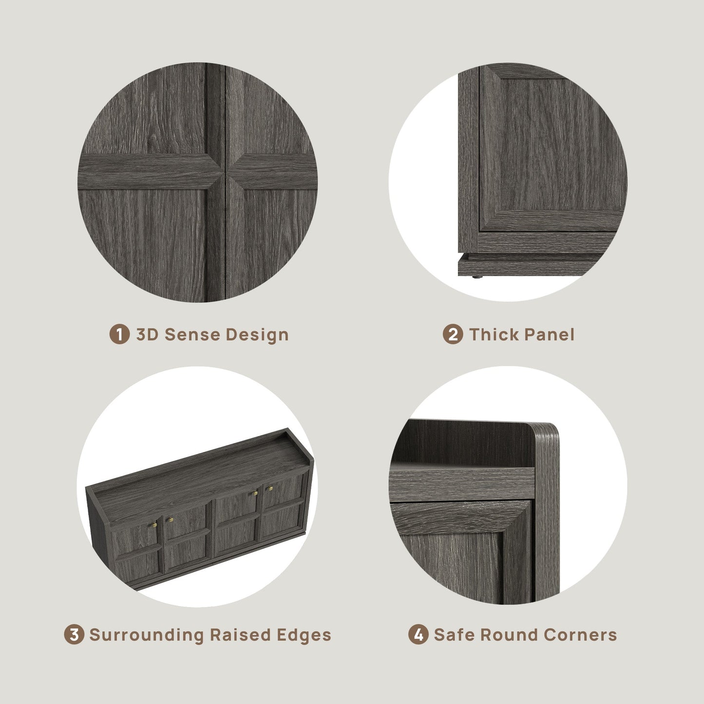 Helio Sideboard with 4 Doors