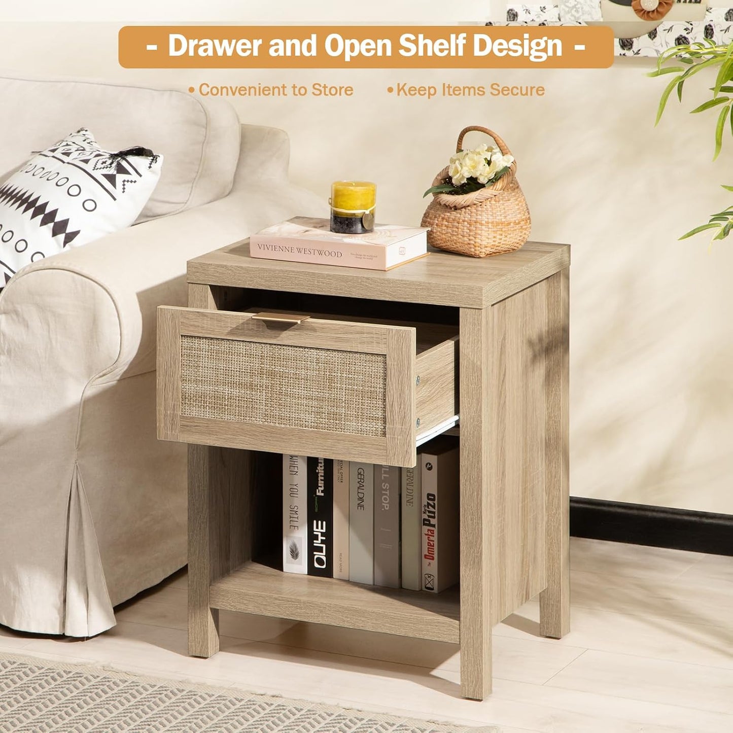 Savanna Nightstand and Dresser Set