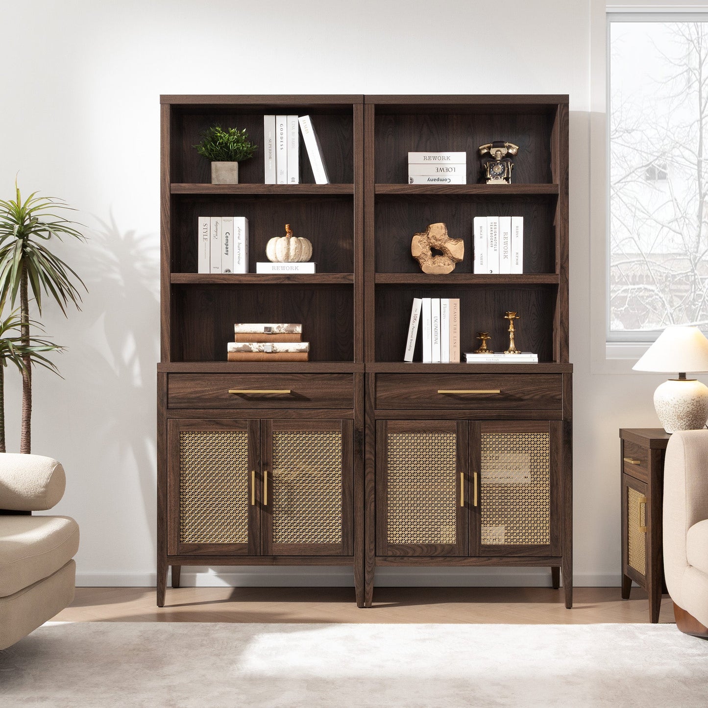 Andy Bookcase with Doors
