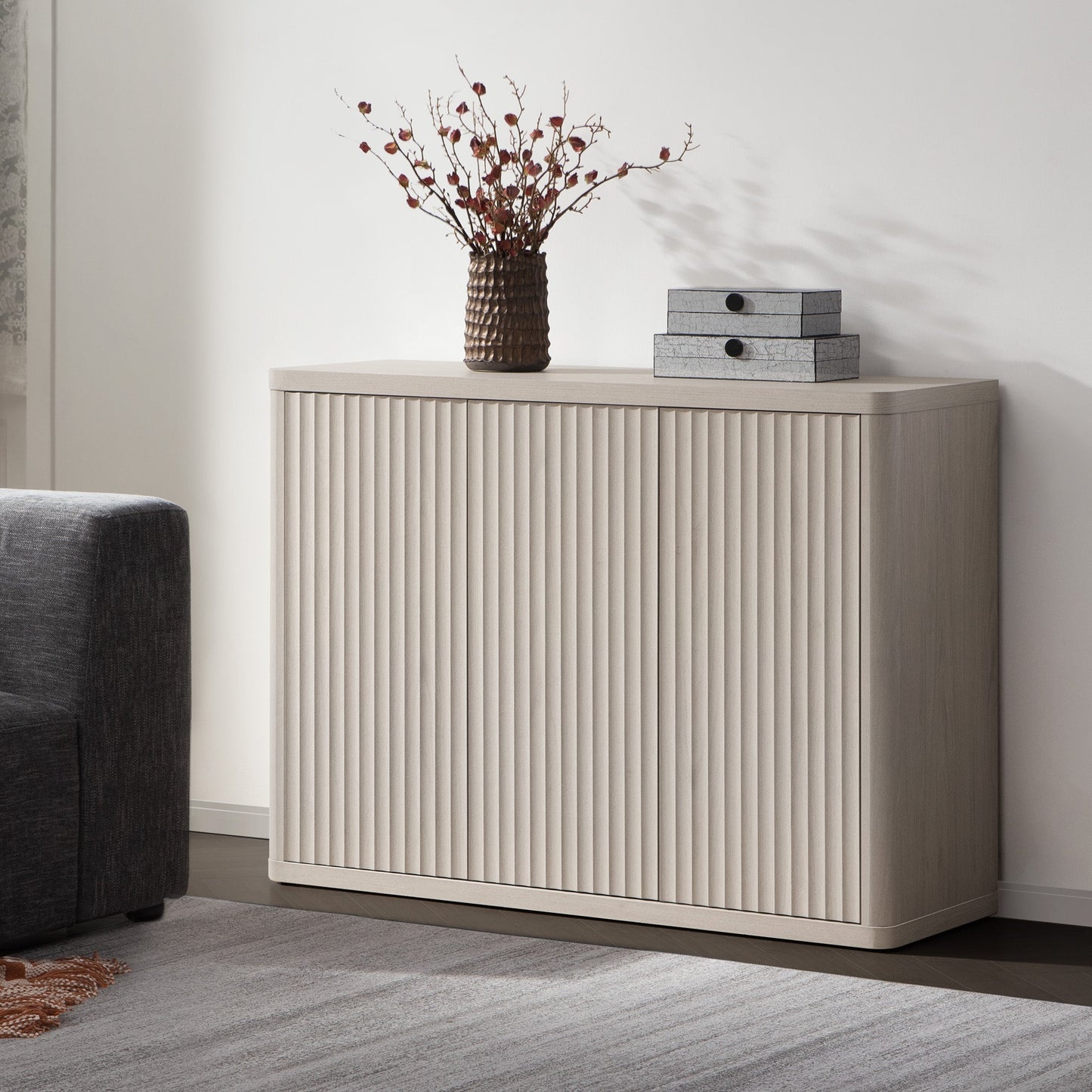 Cas TV Stand with Doors