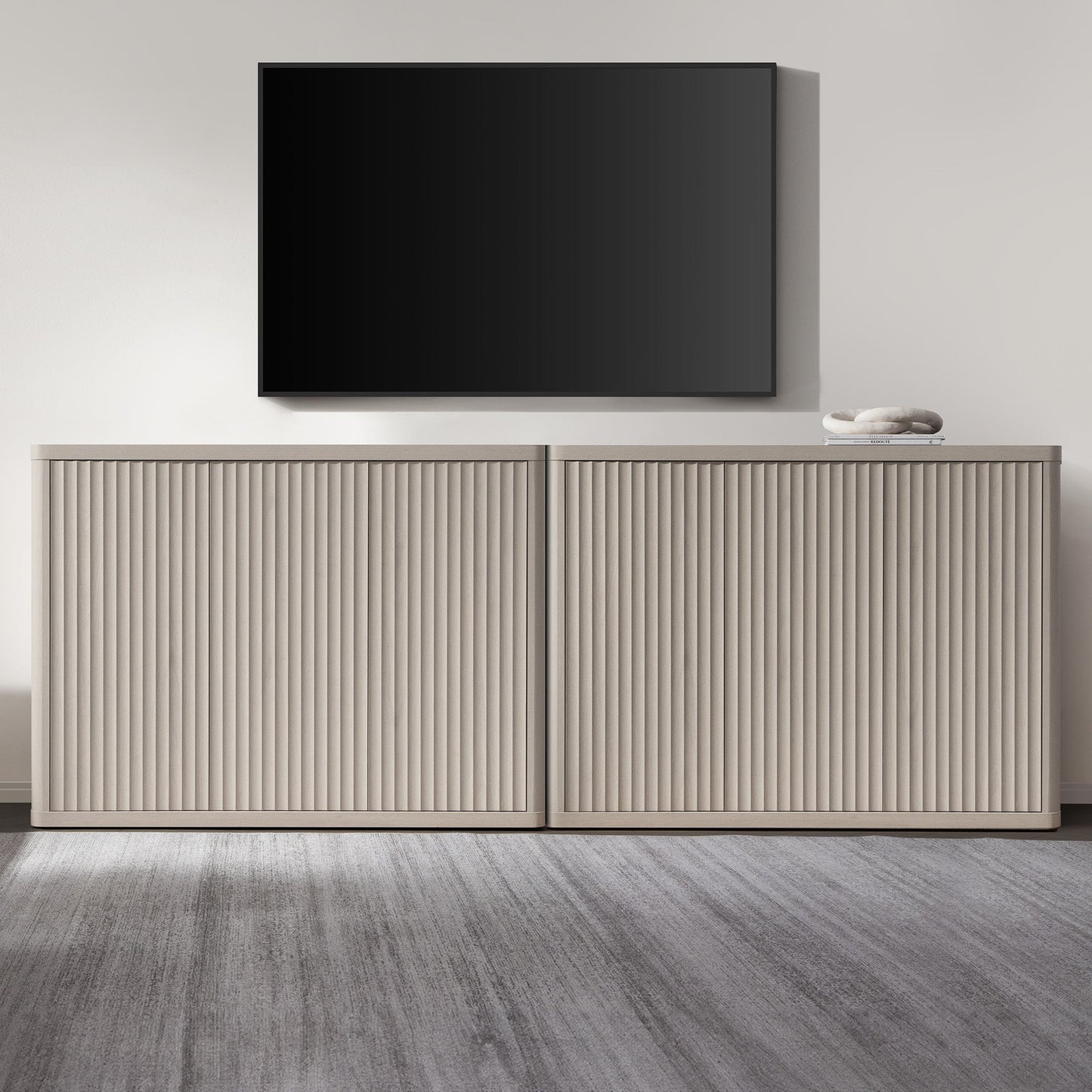 Cas TV Stand with Doors