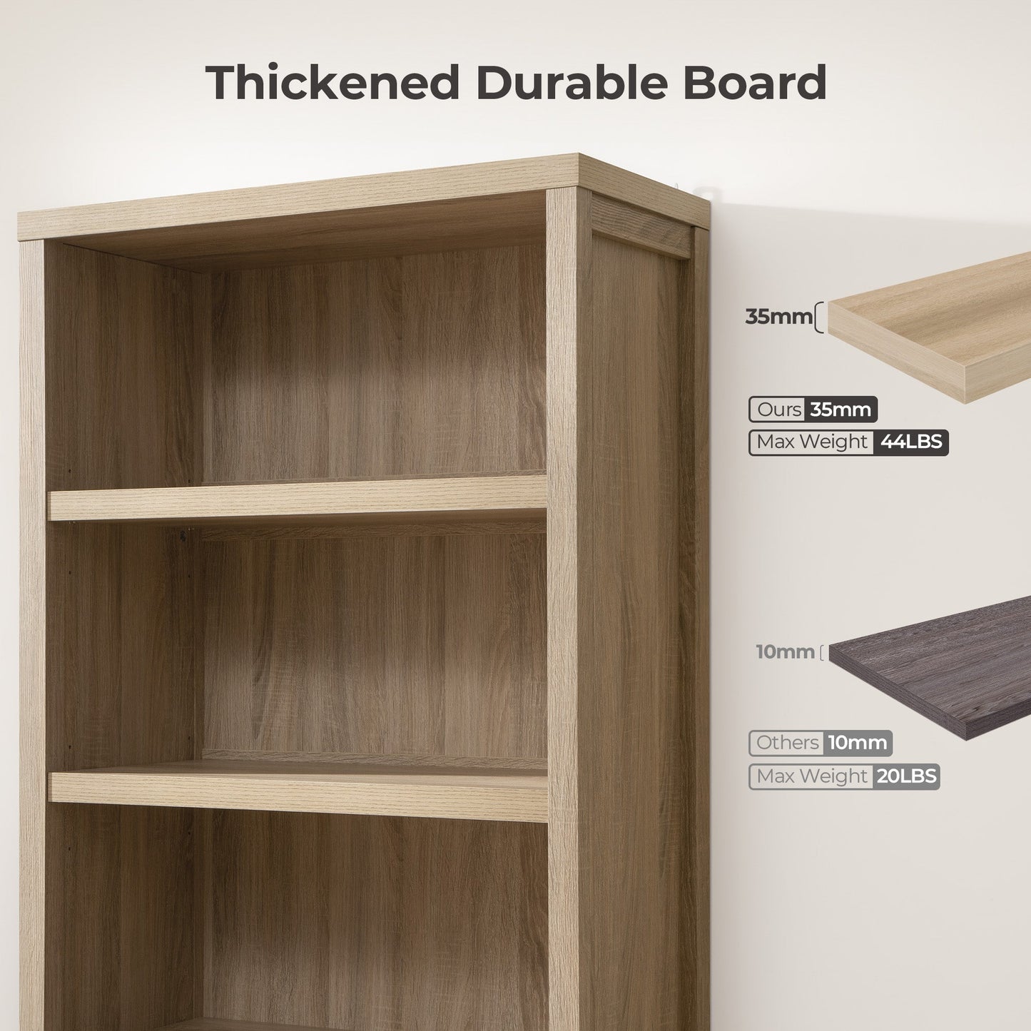Savanna 70.9Inch Bookcase