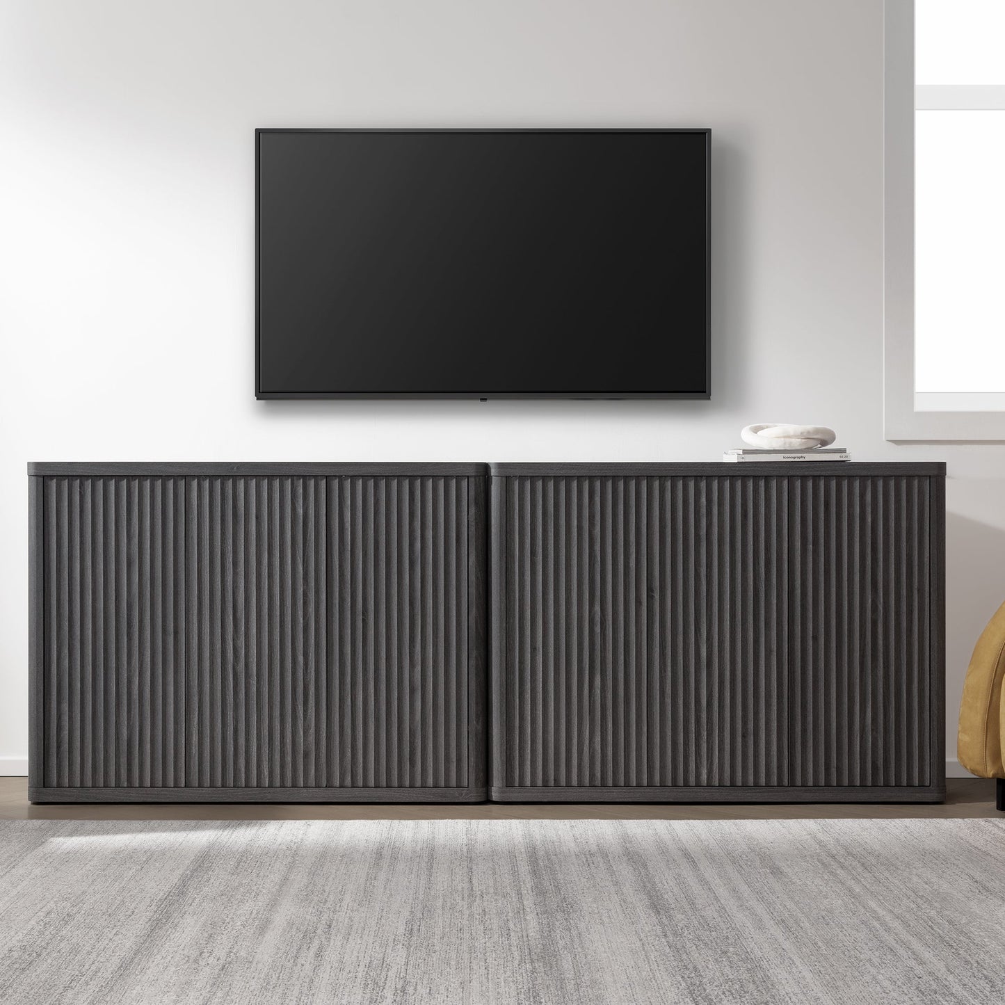 Cas TV Stand with Doors