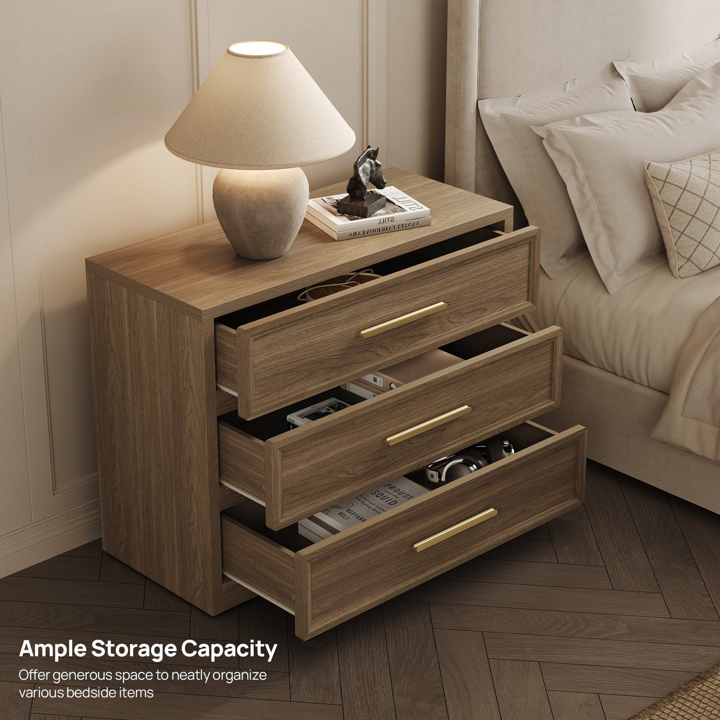 Crescent Modular Dresser and Nightstands Set