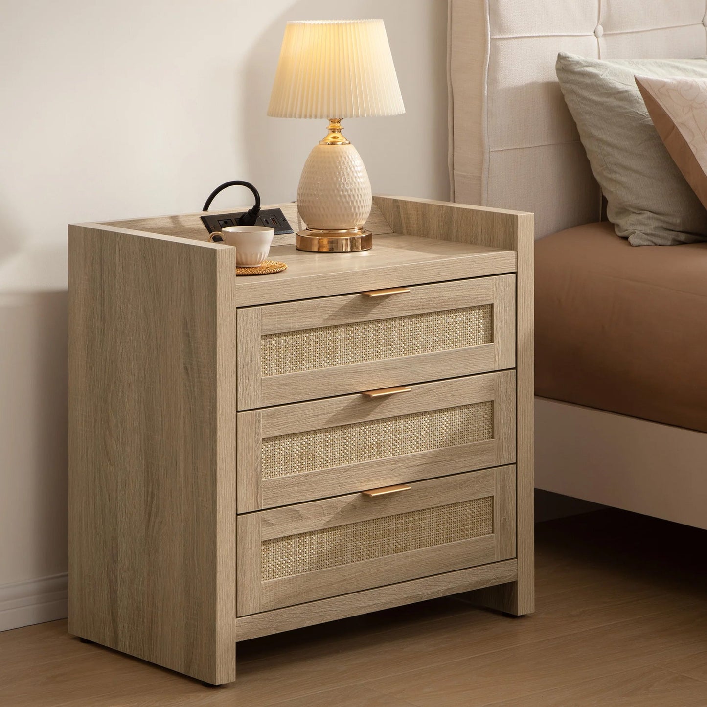 Savanna 3 Drawers Nightstand