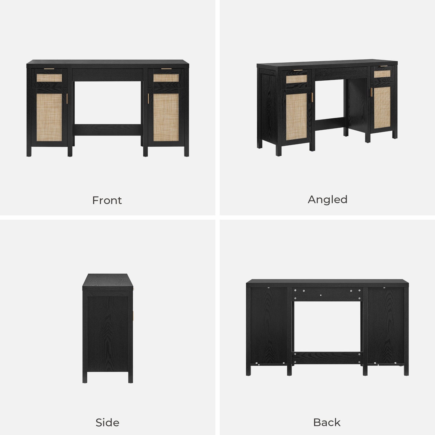 Savanna Black Makeup Vanity
