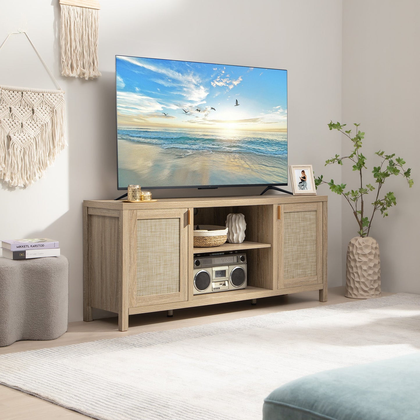 Savanna TV Stands with Shelves