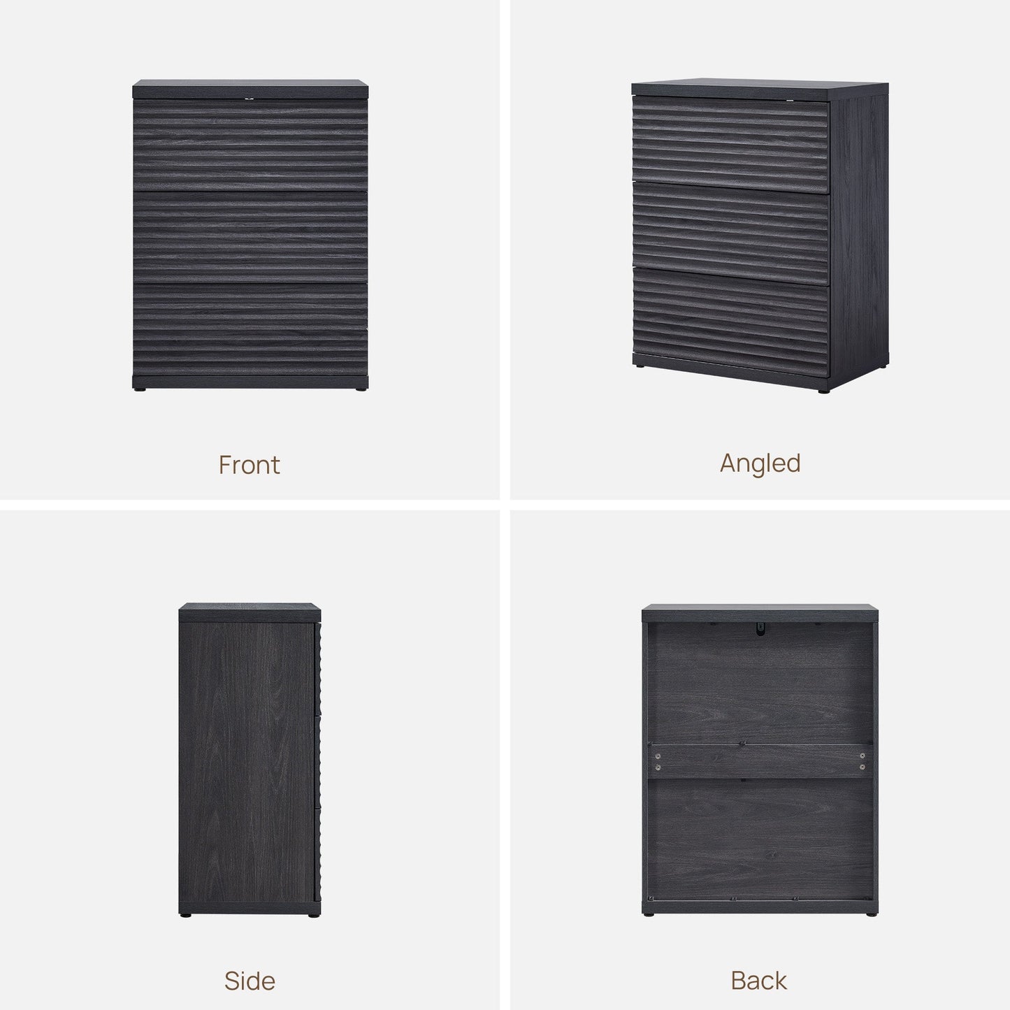 Stria Chest of Drawers with Storage