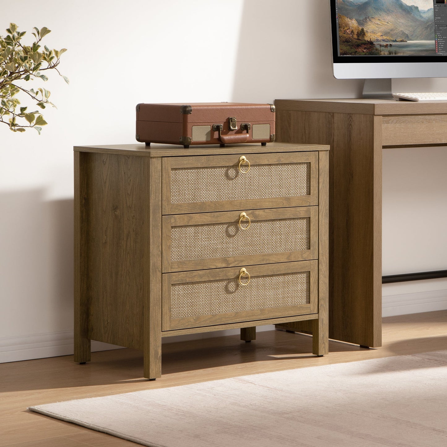 Terra 6 Drawers Dresser And 3 Drawers Nightstands Sets