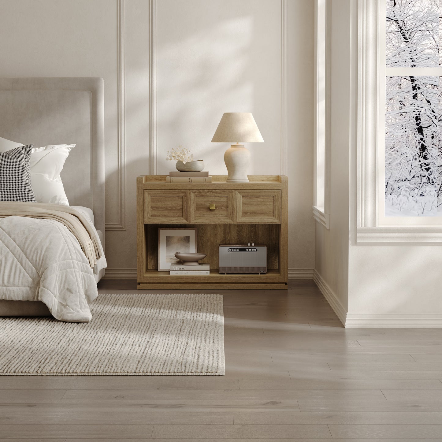 Helio Side Table, 31 Inch Wide