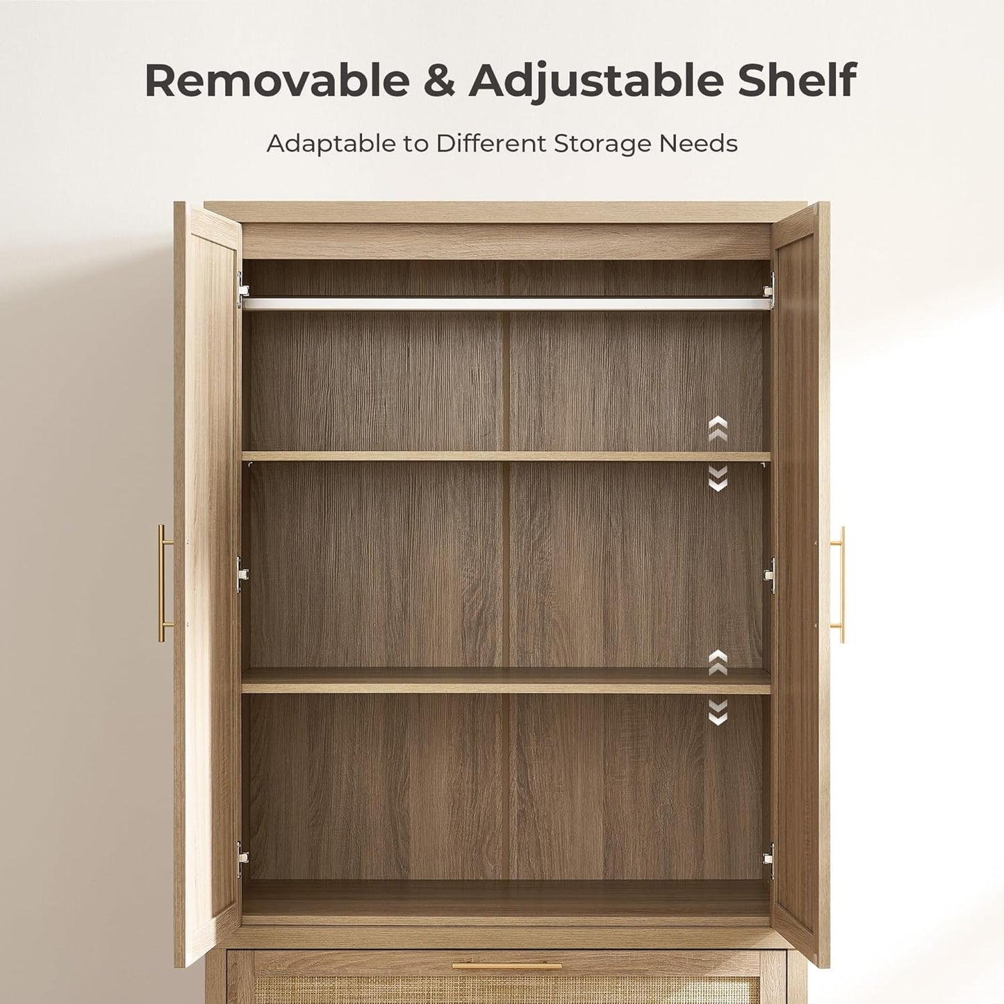 Savanna Wardrobe Closet, 71Inch Height