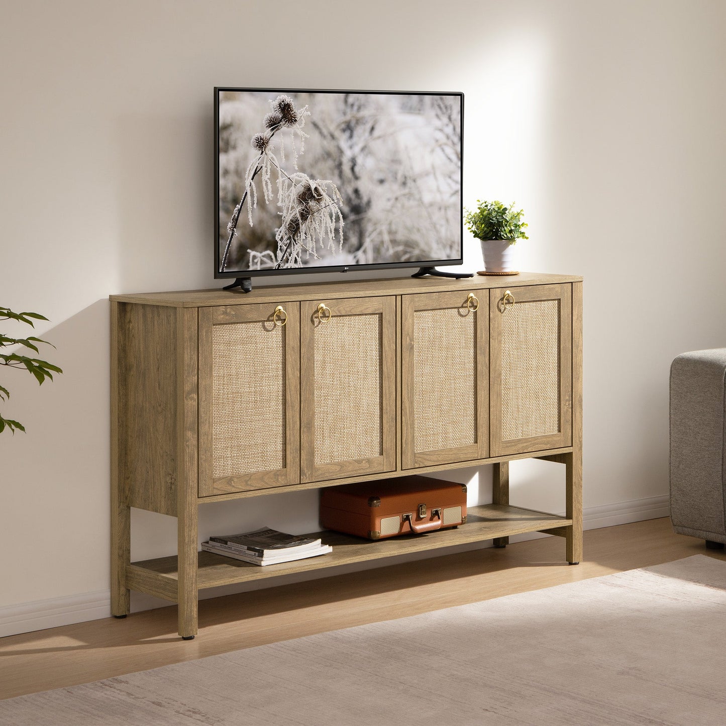 Terra TV Stand, 4 Doors