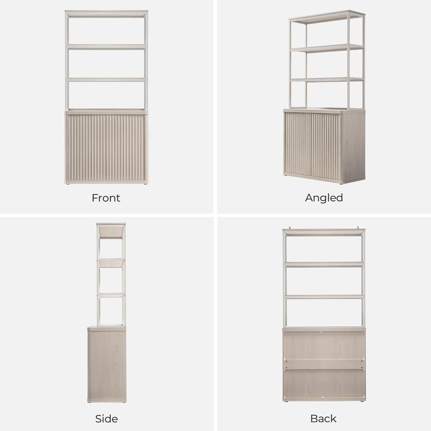 Cas Book Shelf with Storage