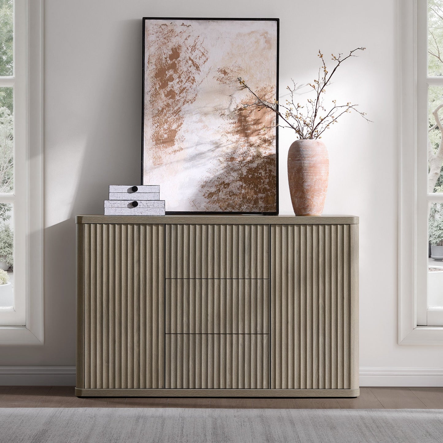 Cas Sideboard With 2 Doors And 3 Drawers
