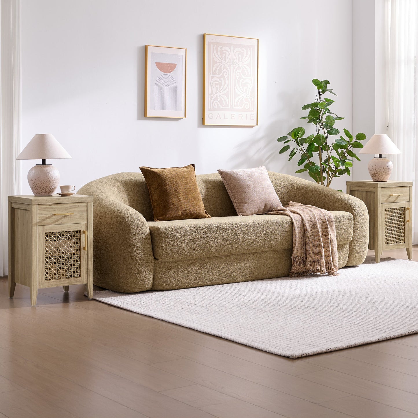 Andy Side Table with Door