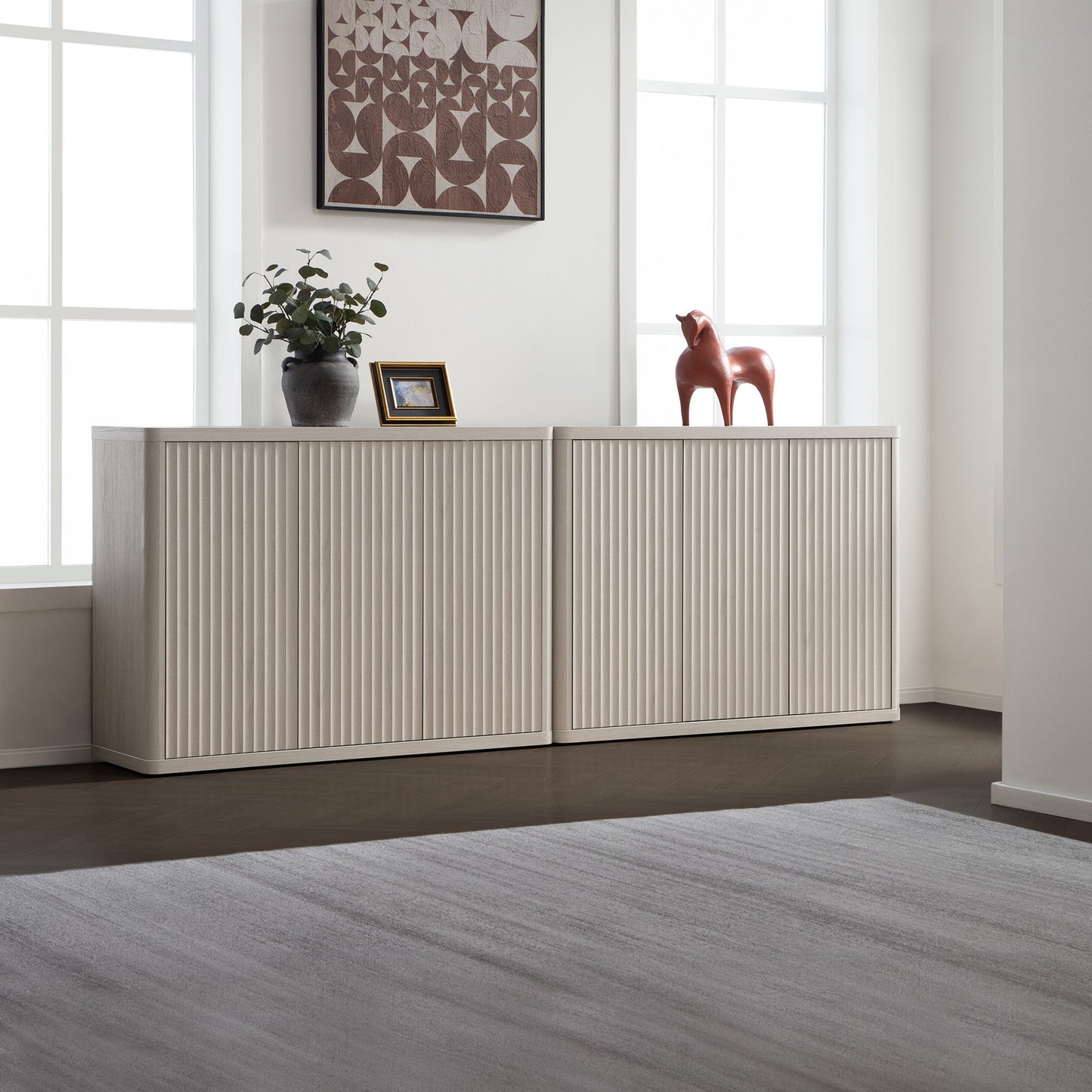 Cas TV Stand with Doors