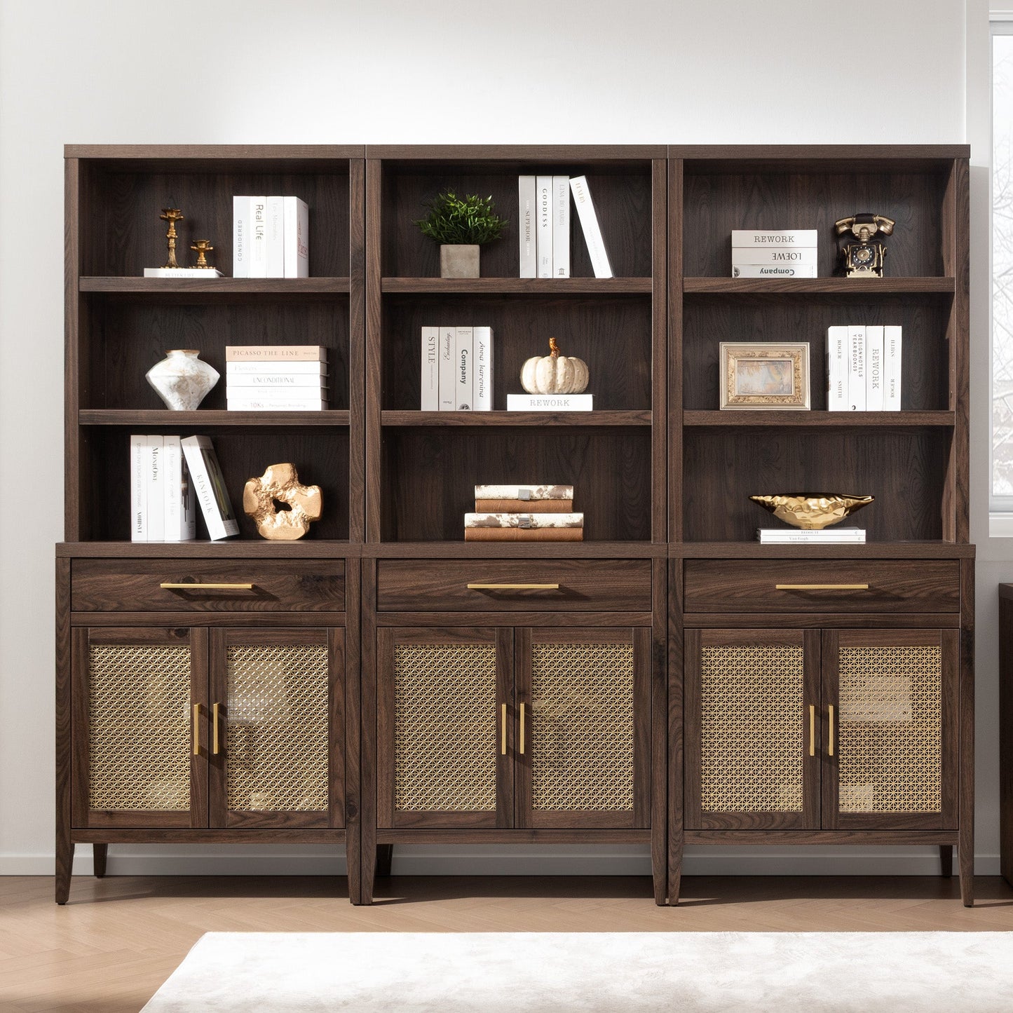 Andy Bookcase with Doors