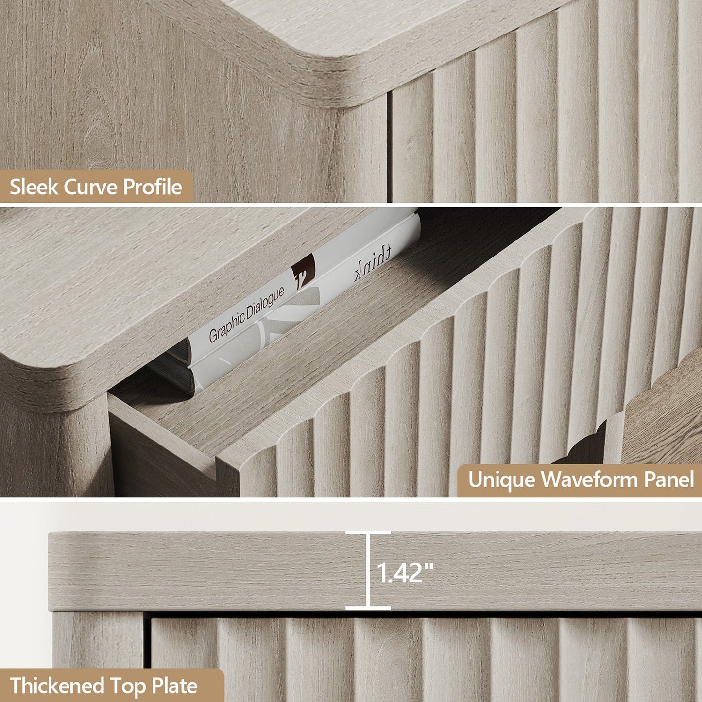 Cas Dresser and Nightstands Set
