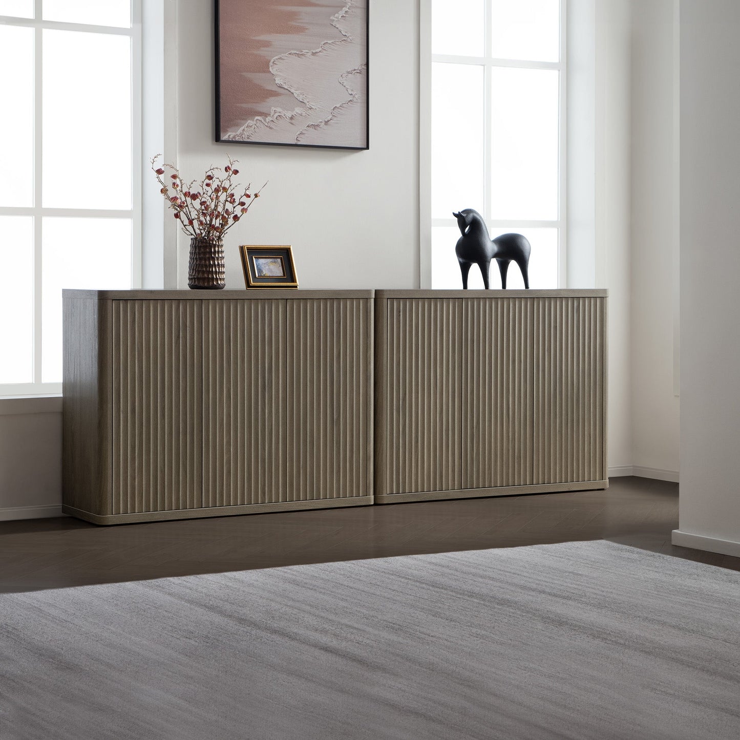 Cas TV Stand with Doors