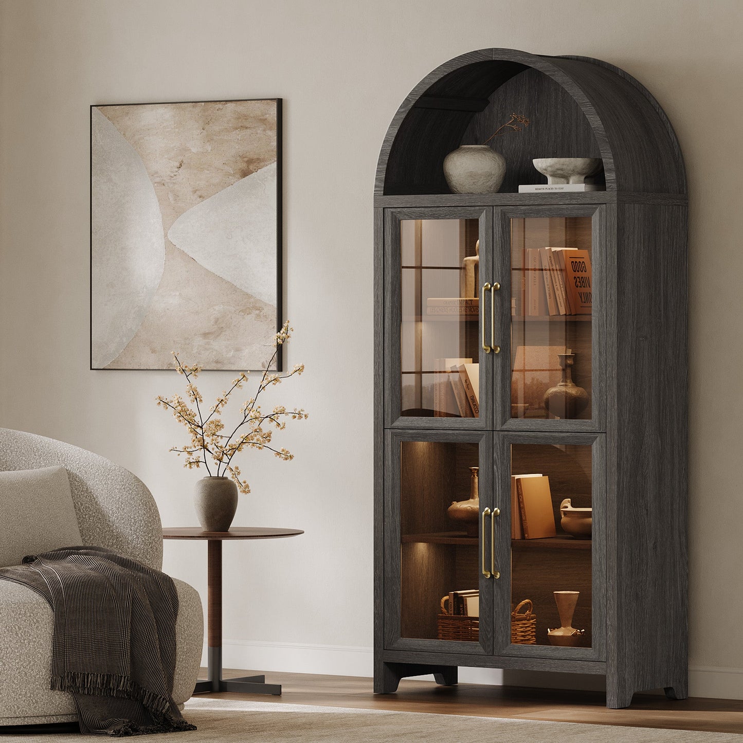 Helio Dining Room Cabinet with Lights