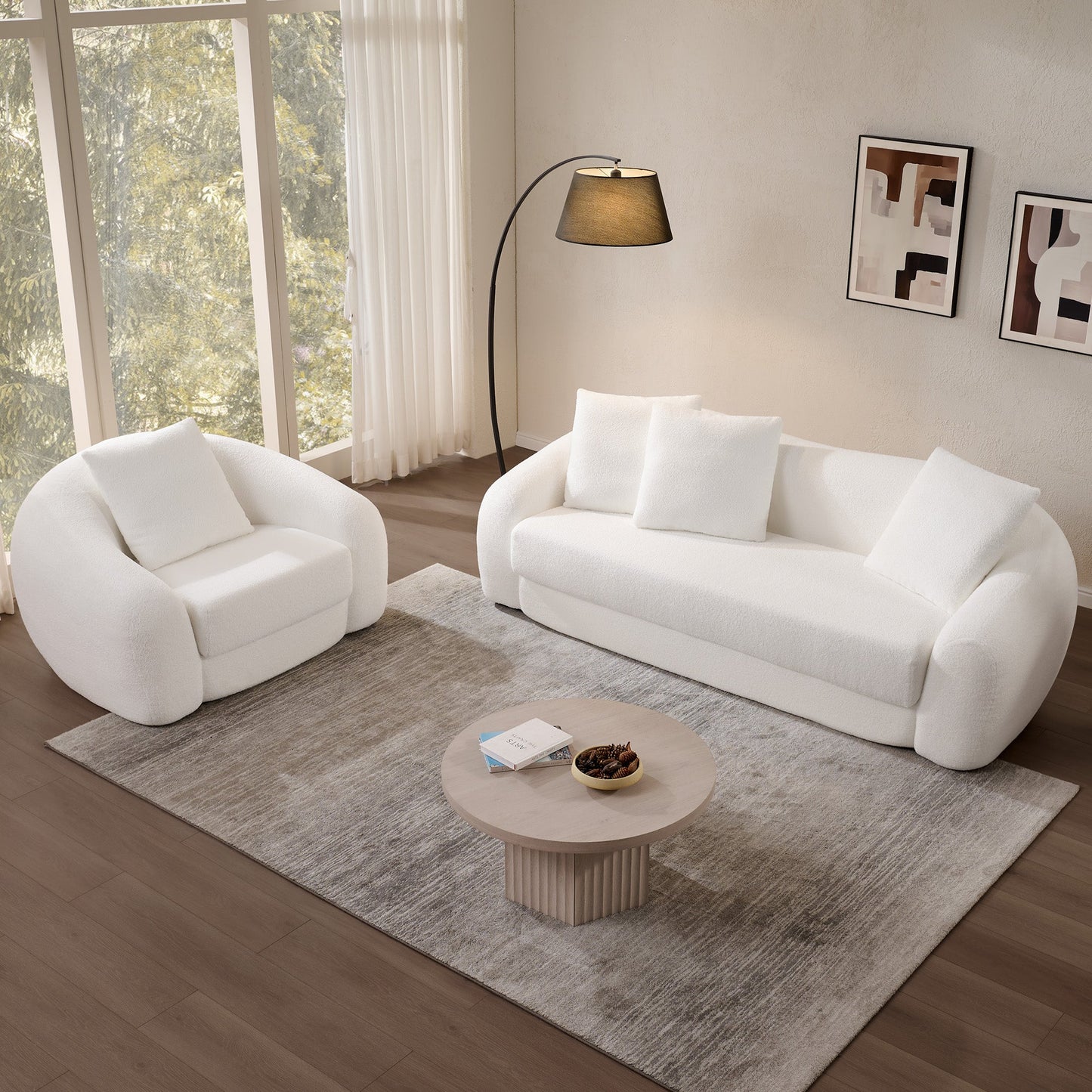 Nimbus White Sofa Couch