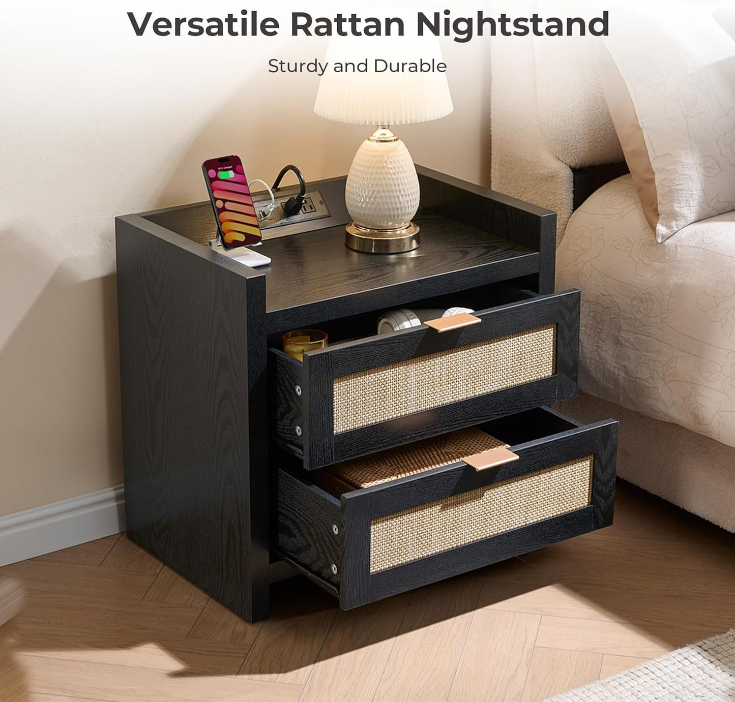Savanna Dresser and 2 Drawers Nightstands Set