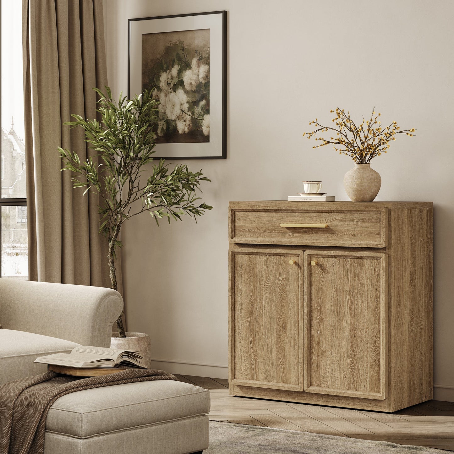 Crescent Sideboard Buffet Cabinet