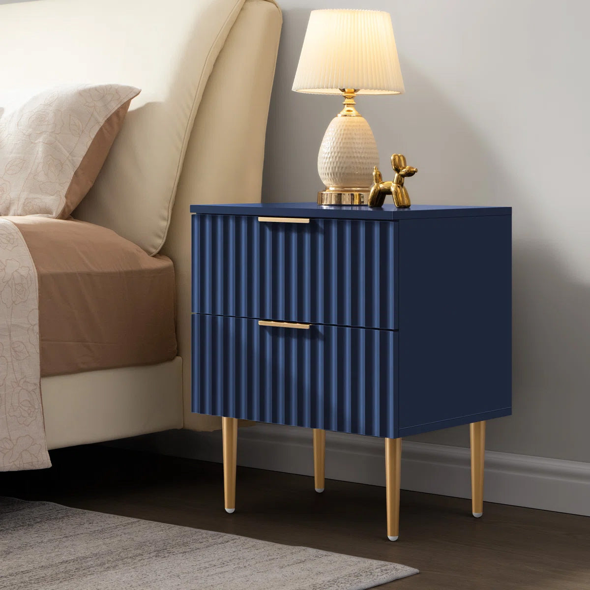 Opus Nightstand with Drawers
