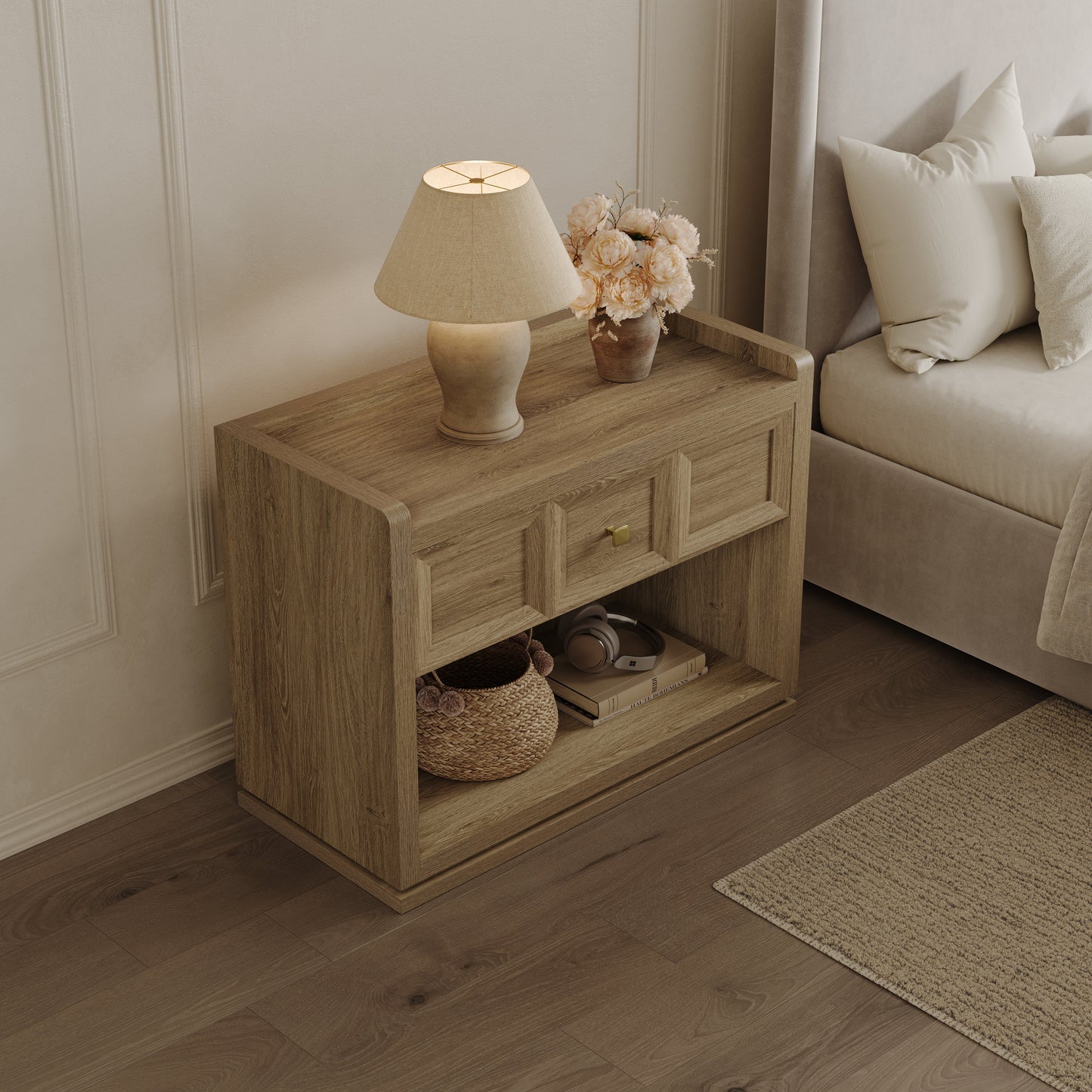 Helio Side Table, 31 Inch Wide