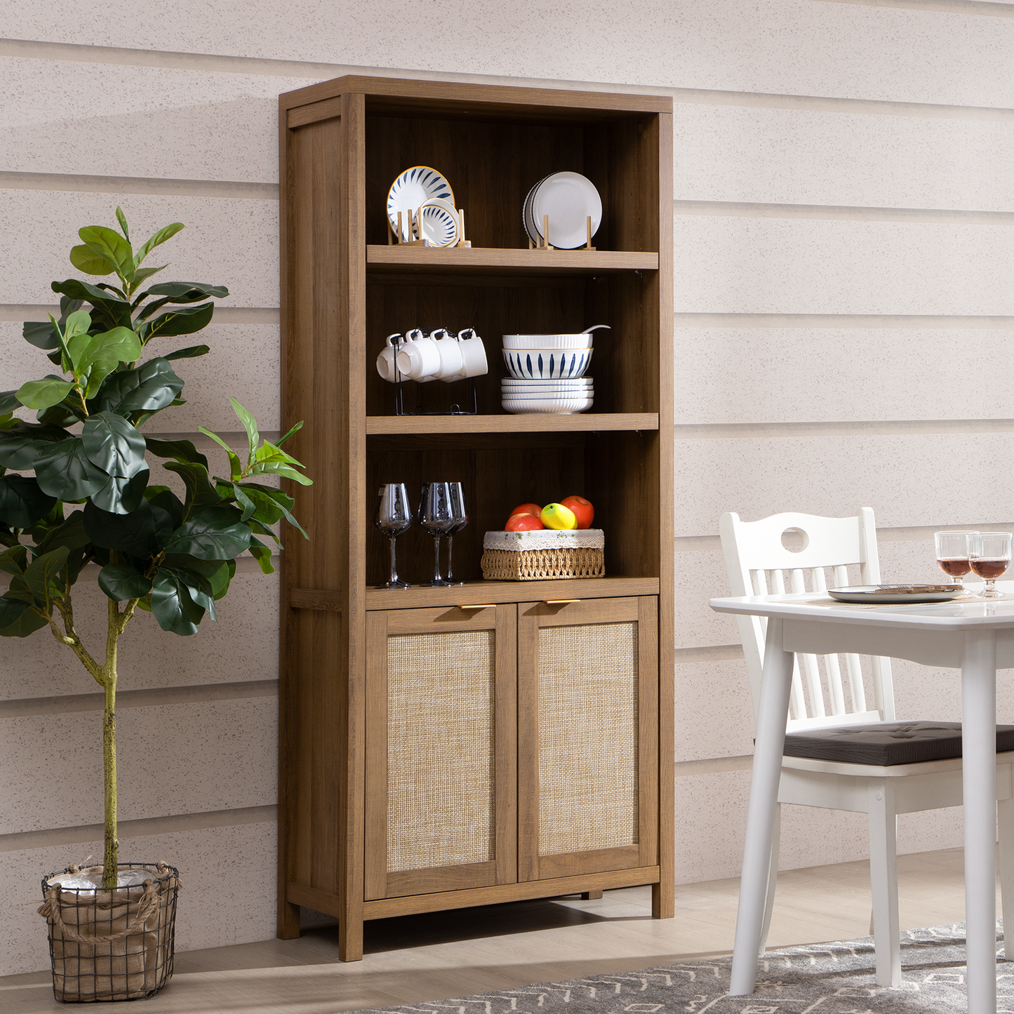 Savanna 70.9'' Tall Black Bookcase