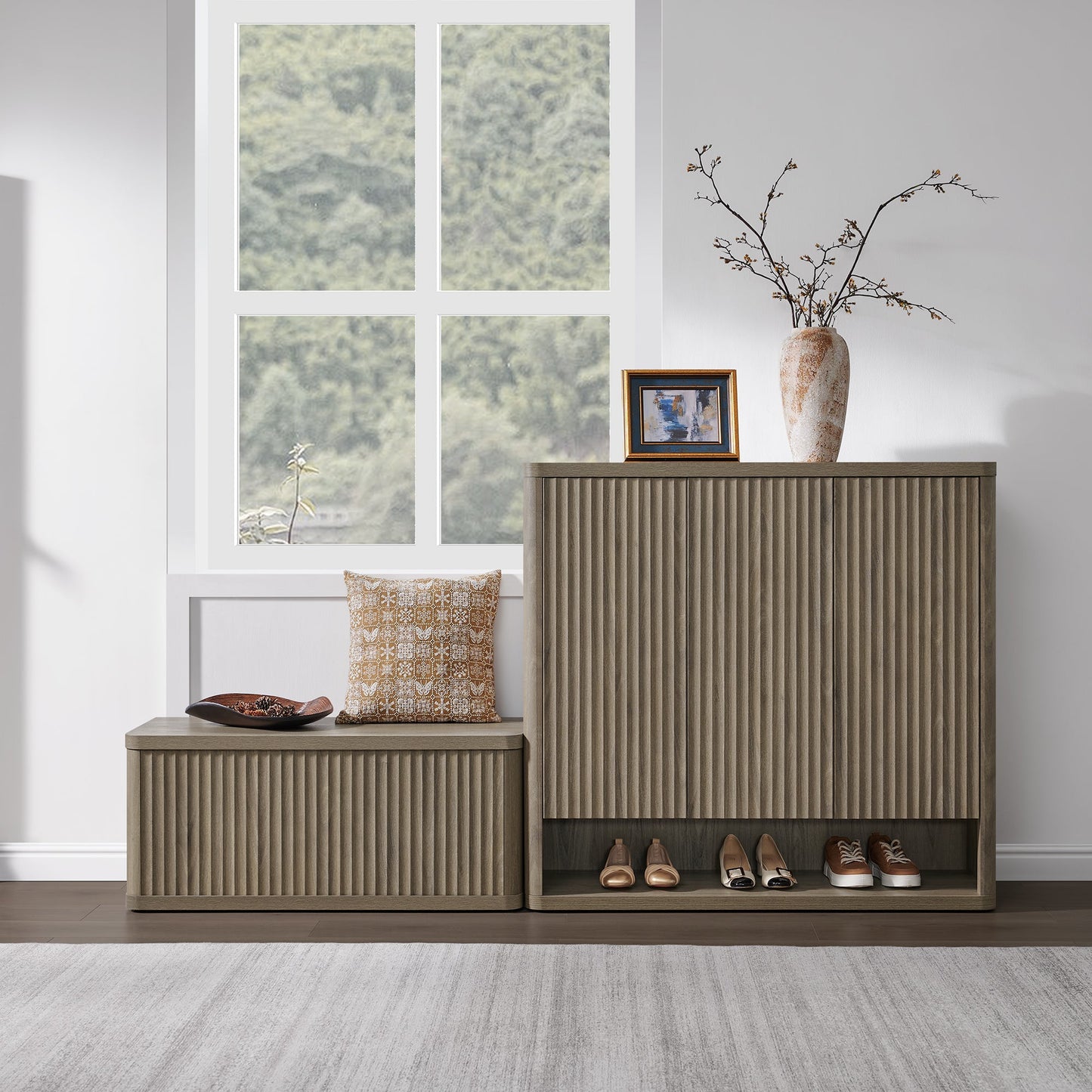 Cas Shoe Storage Bench Entryway