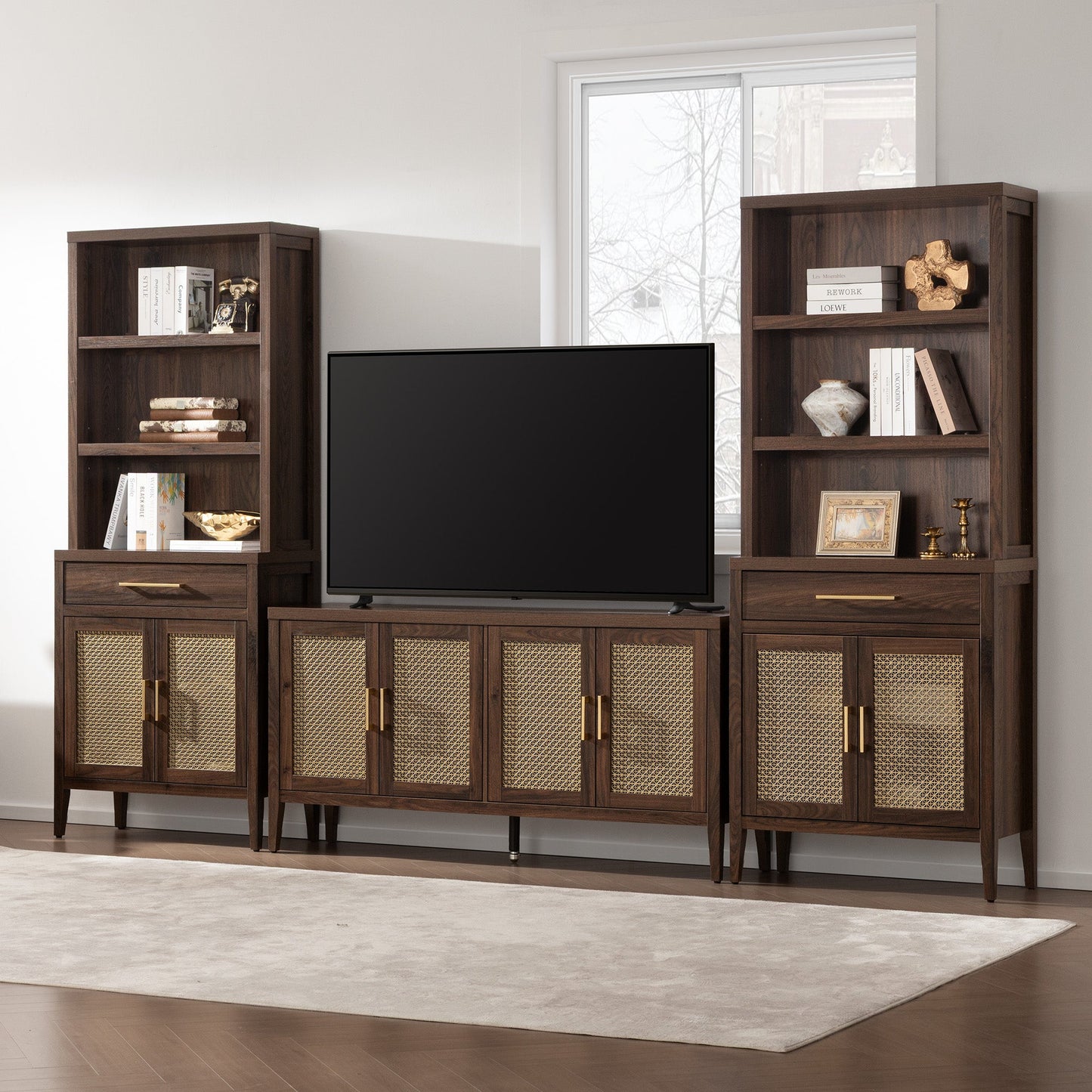 Andy Bookcase with Doors