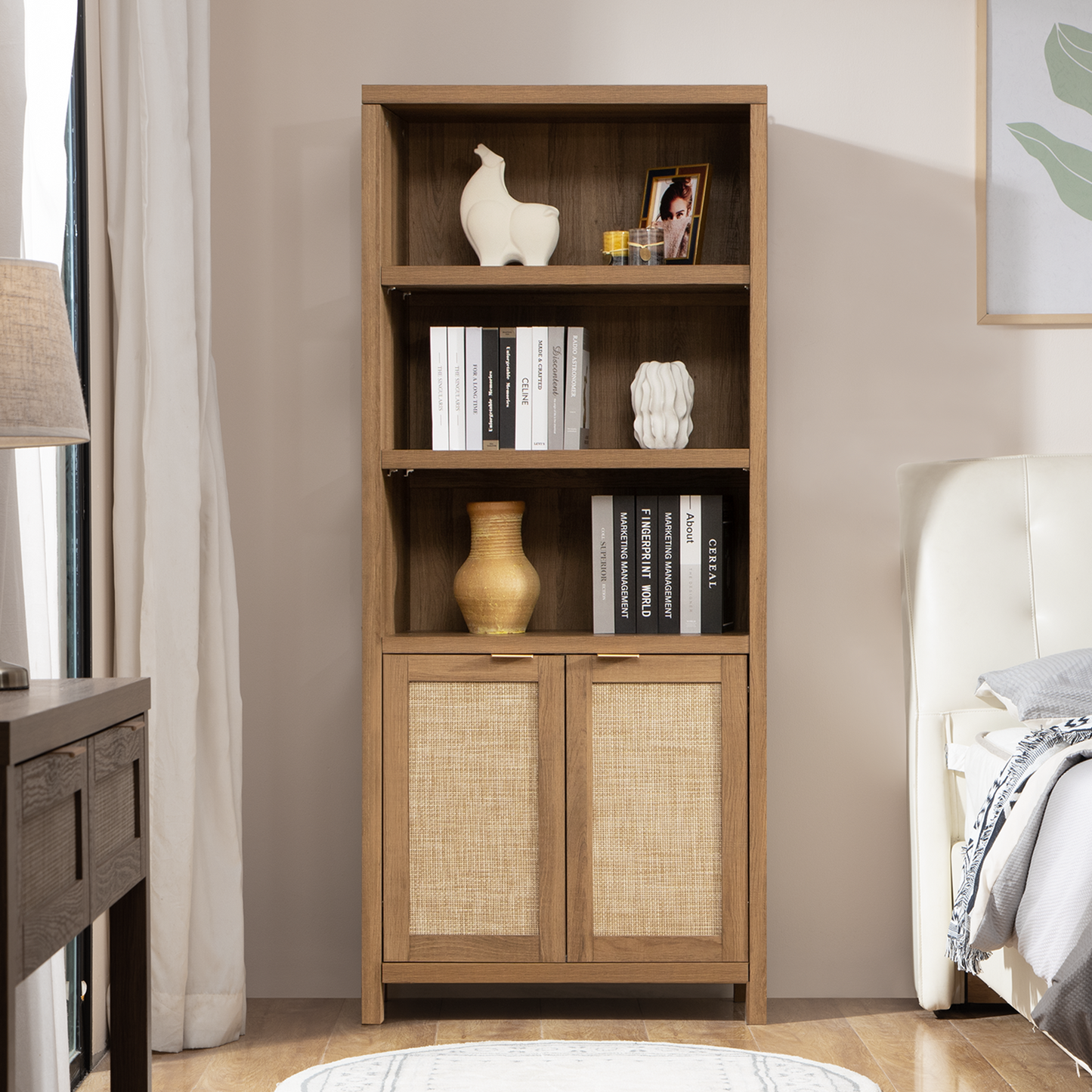 Savanna 70.9'' Tall Black Bookcase