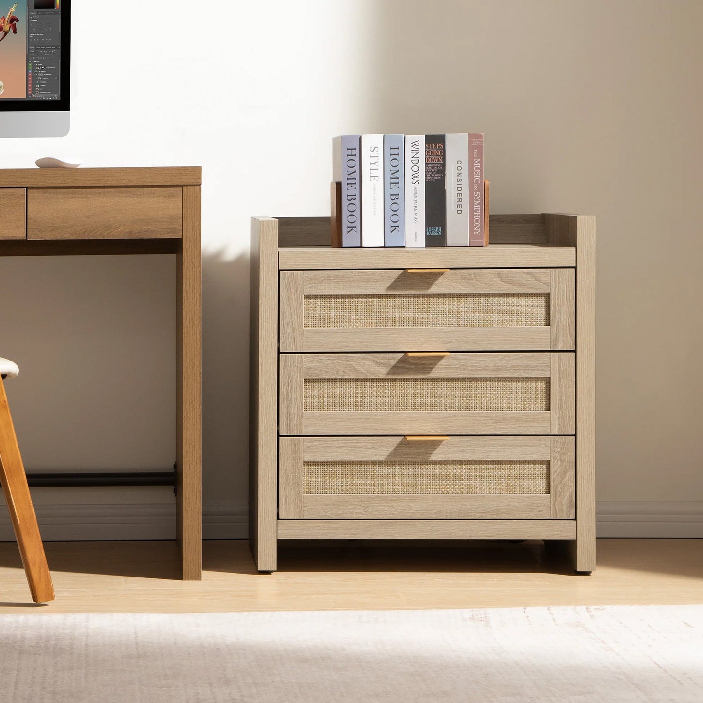 Savanna 3 Drawers Nightstand