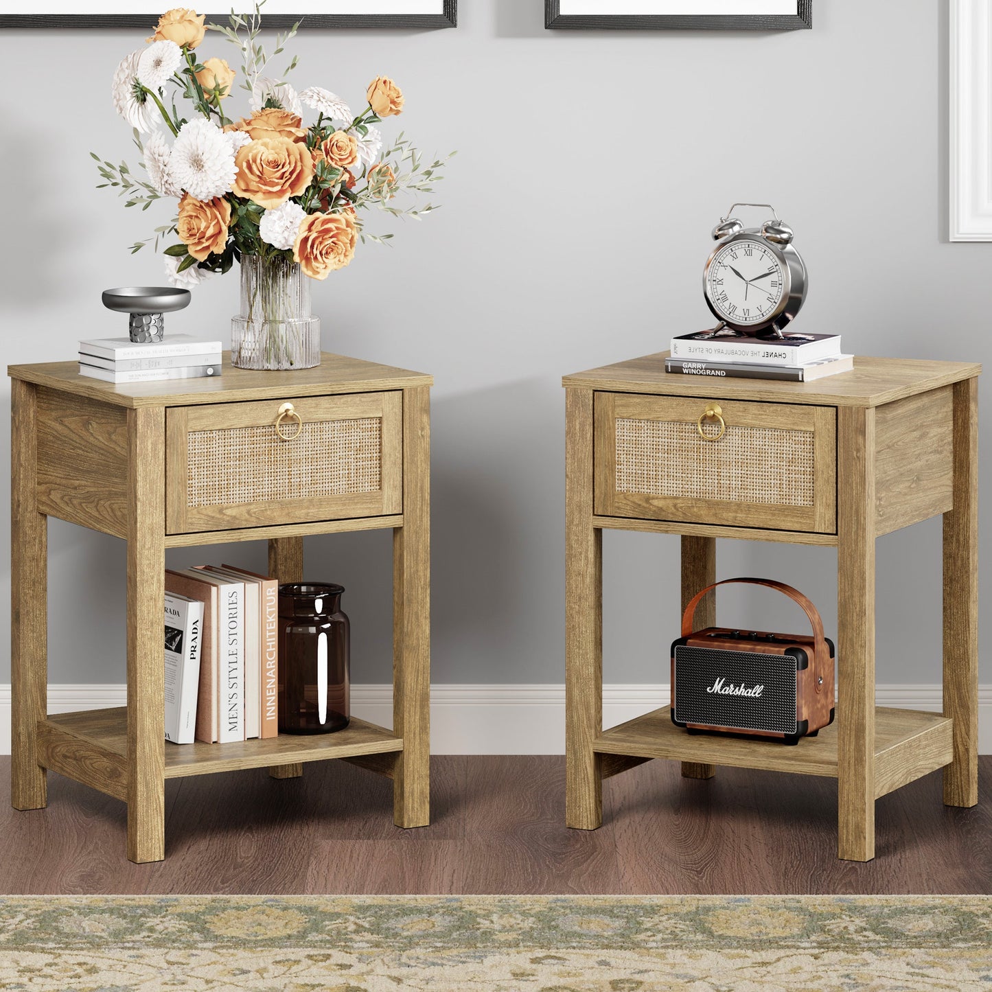 Terra Nightstand with Drawer