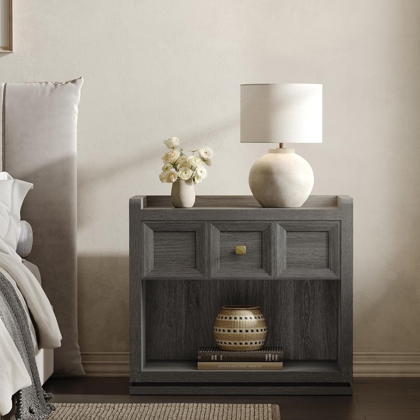 Helio Nightstands Set, 26 Inch Wide