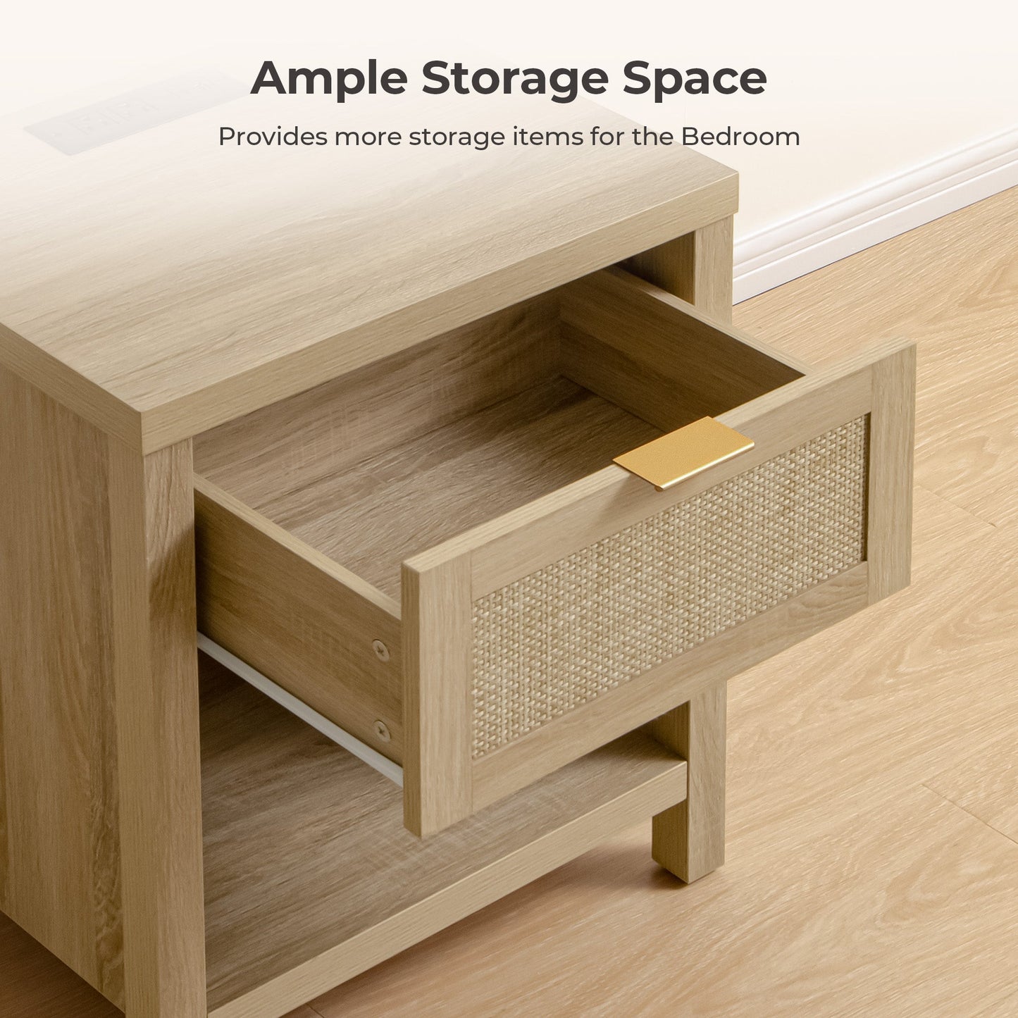 Savanna Wardrobe, Dresser and Nightstands with Charger Set